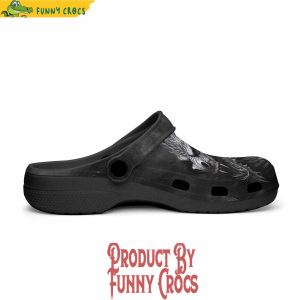 Colorful Gray Dragon Apocalypse Art Crocs Shoes 4