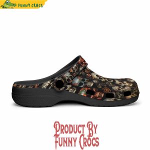 Colorful Skulls Wall Art Crocs Shoes 3