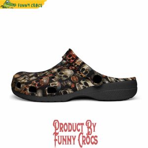 Colorful Skulls Wall Art Crocs Shoes 4