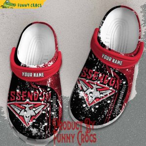 Custom Australian Football League Essendon Bombers Crocs