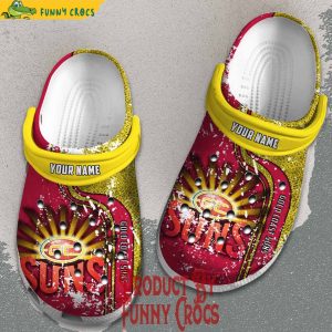 Custom Australian Football League Gold Coast Suns Crocs