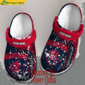 Custom Australian Football League Melbourne Demons Crocs