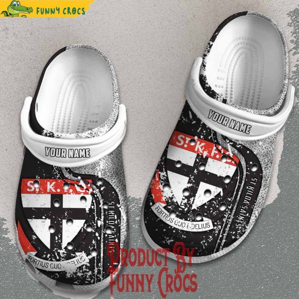 Custom Australian Football League St Kilda Saints Crocs