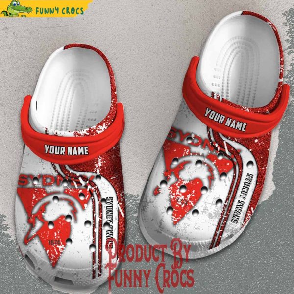 Custom Australian Football League Sydney Swans Crocs