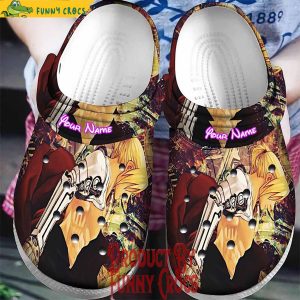 Custom Fullmetal Alchemist Edward Elric Crocs Gifts For Fans