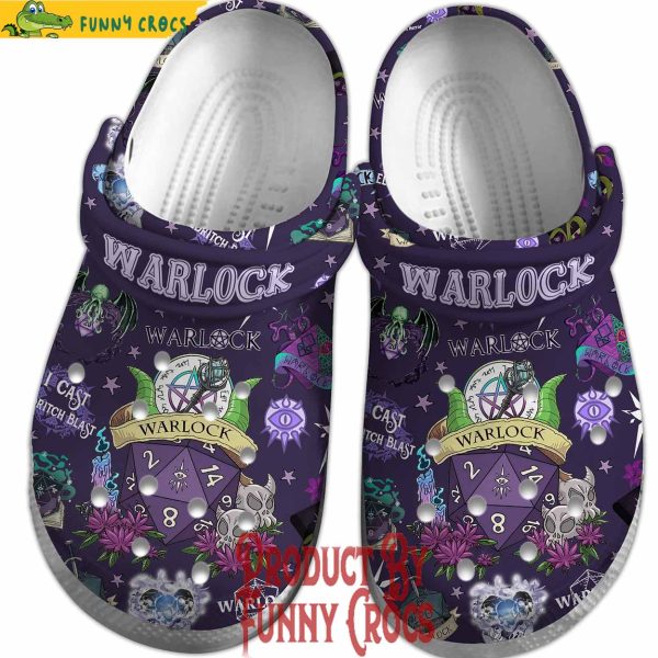 Dungeons And Dragons WarLock Crocs Shoes