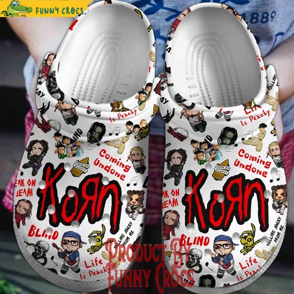 Korn Band Crocs Slippers