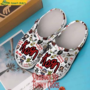 Korn Band Crocs Slippers 3