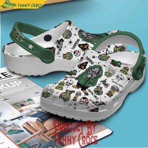 Mf Doom Rapper White Crocs Shoes 3