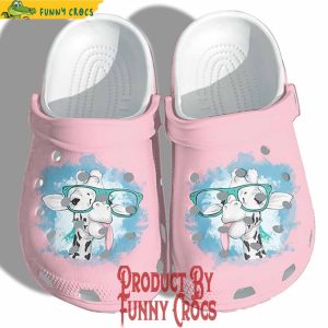 Personalized Cute Giraffe Pink Crocs Slippers