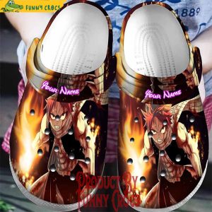 Personalized Fairy Tail Natsu Dragneel Crocs Croc Band