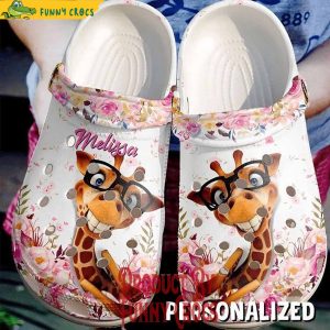 Personalized Giraffe Cute Crocs Clog Shoes