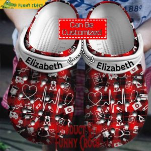 Personalized Nursing Symbols Nurse Crocs Shoes