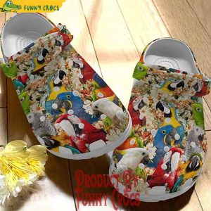 Personalized Parrot Pattern Crocs