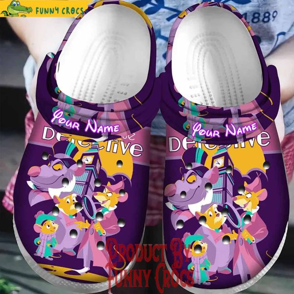 Personalized The Great Mouse Detective Dr David Q.Dawson Crocs Shoes