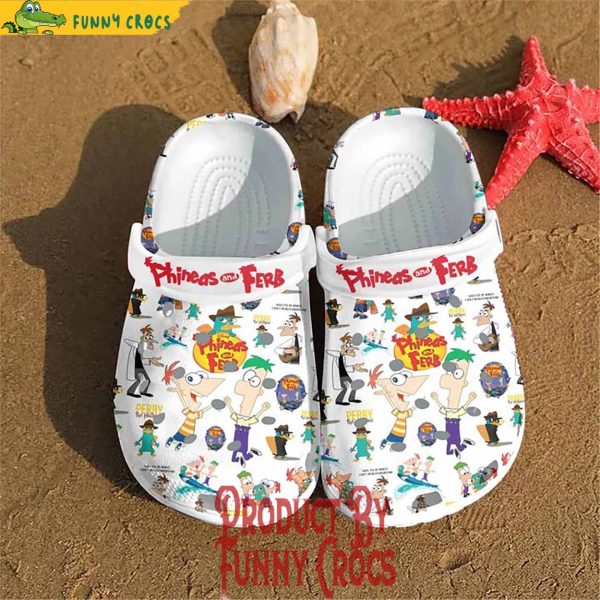 Phineas And Ferb Disney Crocs Shoes