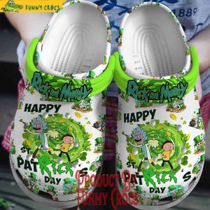 Rick And Morty Happy Patrick's Day Crocs Shoes