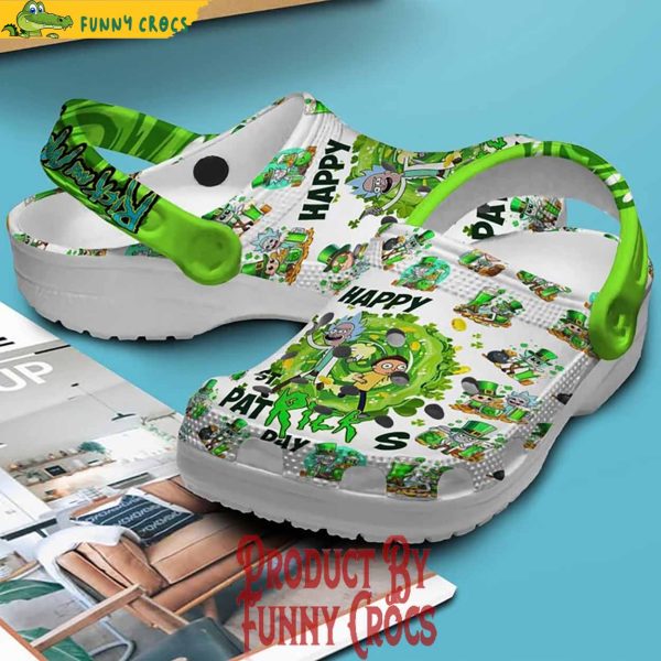 Rick And Morty Happy Patrick’s Day Crocs Shoes