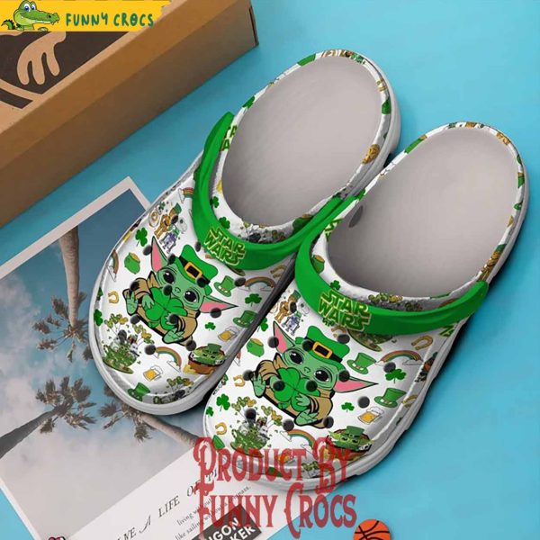 Star Wars Baby Yoda Happy St.Patrick’s Day Crocs Shoes