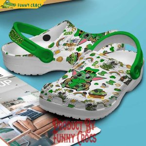 Star Wars Baby yoda Happy StPatricks Day Crocs Shoes 3