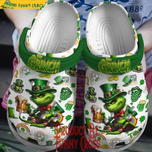 The Grinch Happy St.Patrick's Day Crocs Shoes