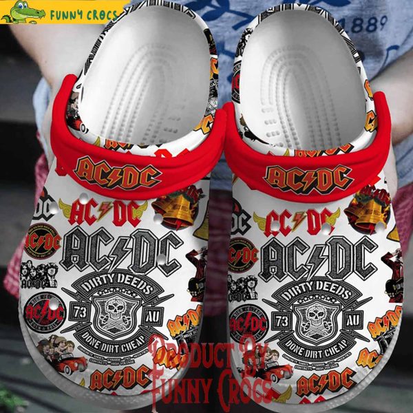 ACDC Dirty Deeds Done Dirt Cheap Crocs