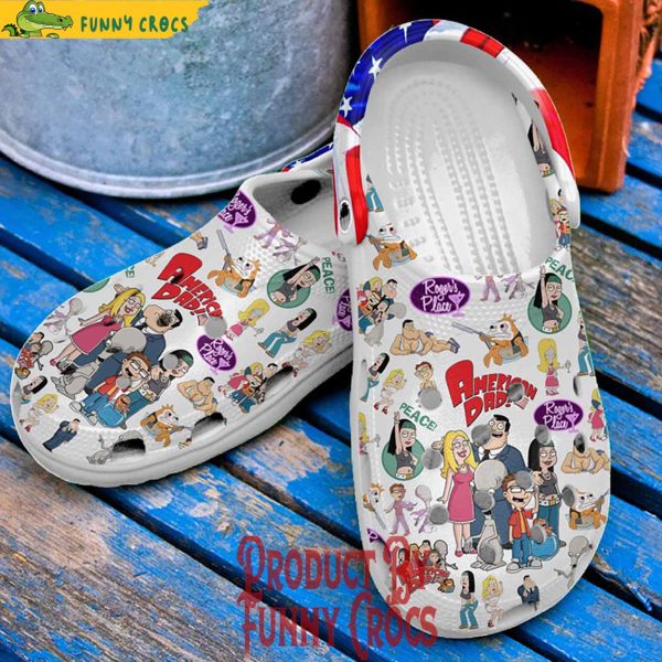 American Dad Comedy Movie Crocs Shoes