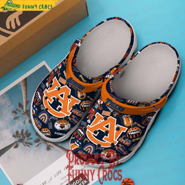 Auburn Tigers Rolling Stone Crocs Shoes