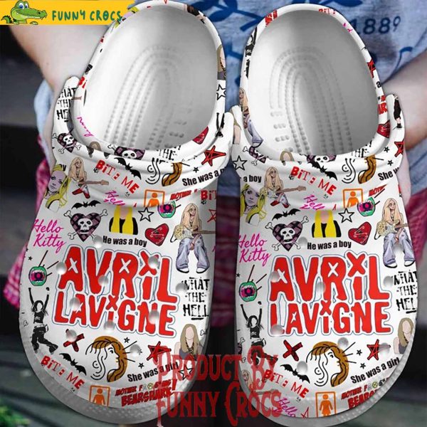 Avril lavigne Singer Crocs Shoes