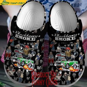 Blackberry Smoke Black Crocs Shoes