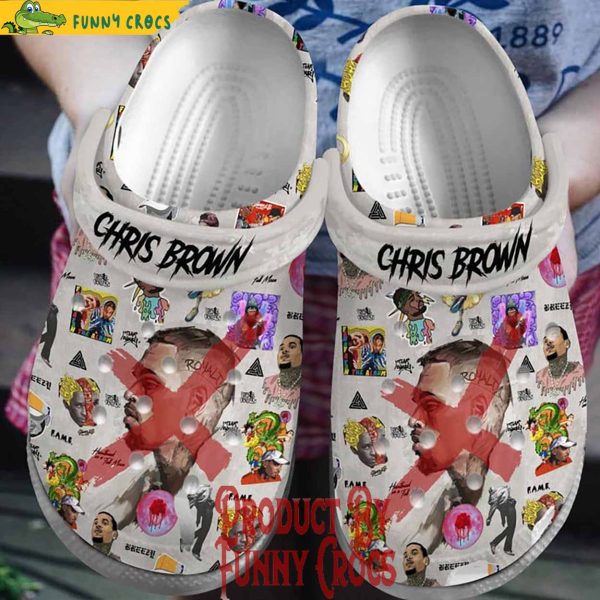 Chris Brown Album X Crocs Shoes