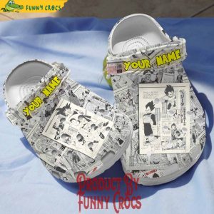 Custom Goku Vs Vegeta First Meeting On Earth Dragon Ball Crocs Shoes 2