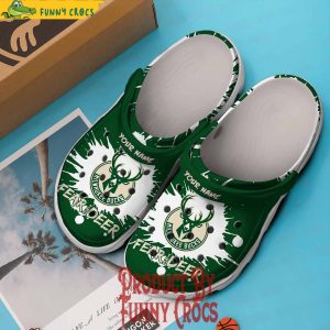 Custom Milwaukee Bucks Fear Deer Logo Crocs Style 3