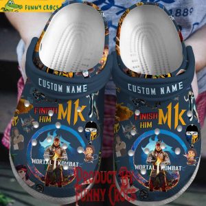 Custom Mortal Kombat Finish Crocs Shoes 1