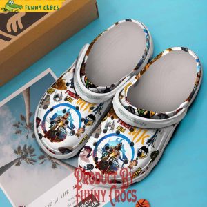 Custom Mortal Kombat Finish Him White Crocs Shoes 3