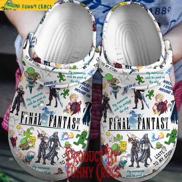 Final Fantasy VII Cloud Strife And Sephiroth Crocs Shoes