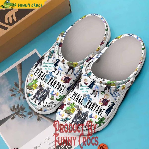 Final Fantasy VII Cloud Strife And Sephiroth Crocs Shoes