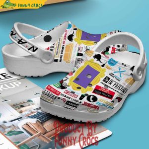 Friends Central Perk Pattern Crocs Style 3