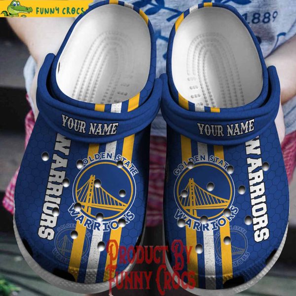 Golden State Warriors NBA Personalized Crocs