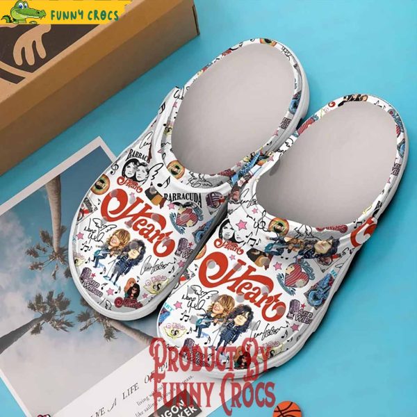 Heart Band Crocs Shoes