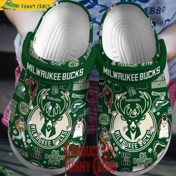 Milwaukee Bucks Fear The Deer Crocs Gifts For Fans