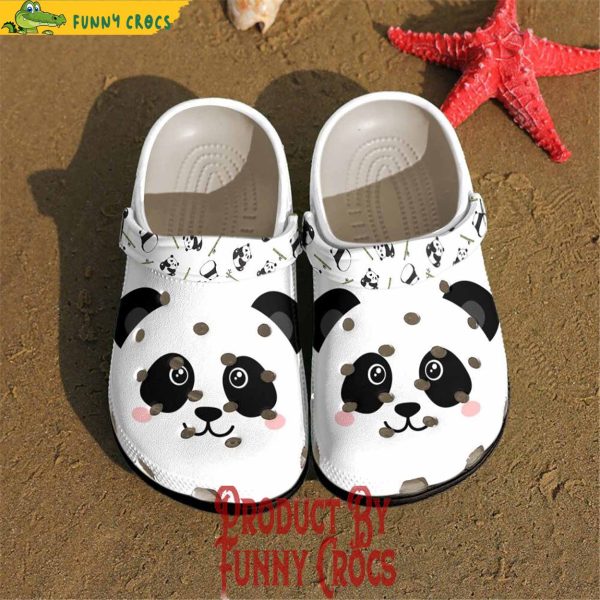 Personalized Panda Face Crocs Style