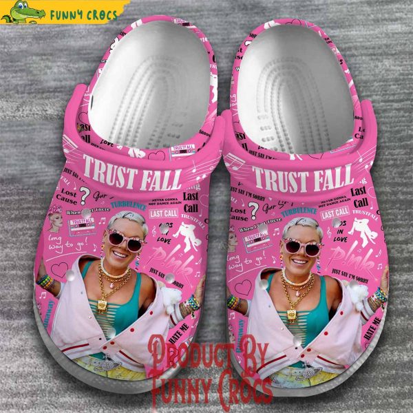 P!nk Trustfall Crocs Gifts For Fans