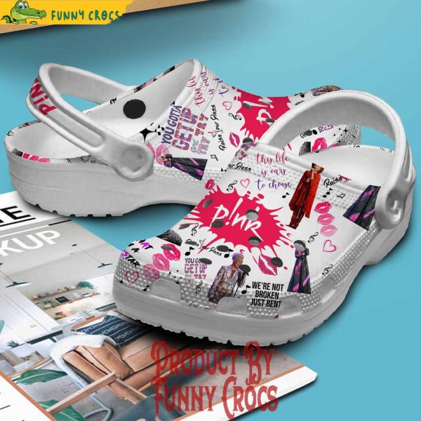 P!nk Try Crocs Shoes