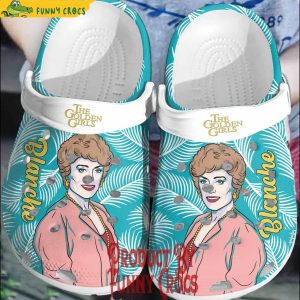 The Golden Girls Blanche Crocs Shoes