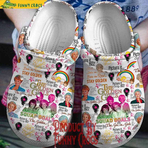 The Golden Girls Squad Goals Crocs Shoes