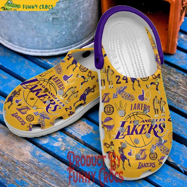 The Lake Show Los Angeles Lakers Crocs Shoes