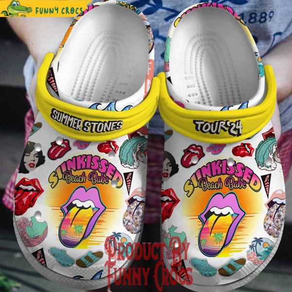 The Rolling Stones Summer Tour 2024 Crocs Shoes