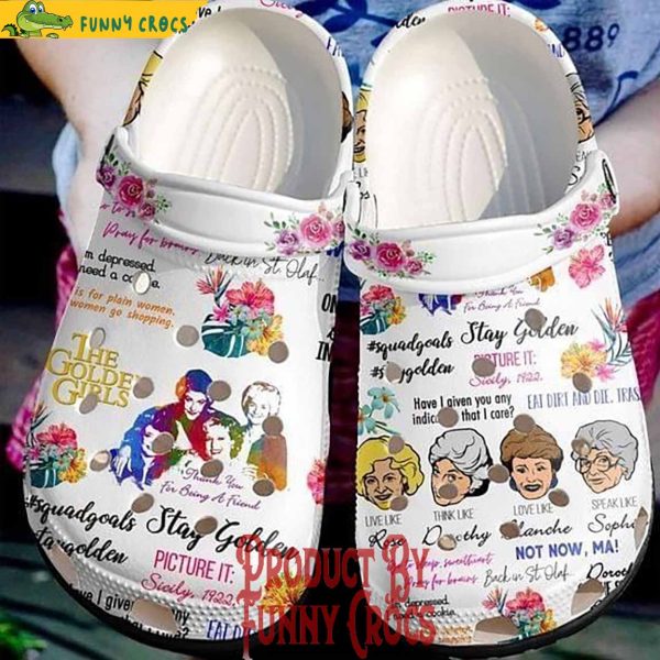 The Golden Girls Stay Golden Crocs Shoes