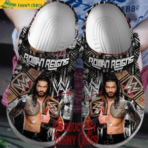 WWE Roman Reigns Superman Punch Crocs Shoes